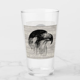 ヴィンテージペレグリン《鳥》ハヤブサイラストレーション タンブラーグラス