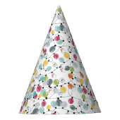 ヴィンテージペンギンのクリスマスバルーン パーティーハット (正面)