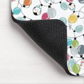 ヴィンテージペンギンのクリスマスバルーン マウスパッド (コーナー)