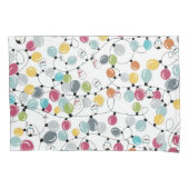 ヴィンテージペンギンのクリスマスバルーン 枕カバー (正面)