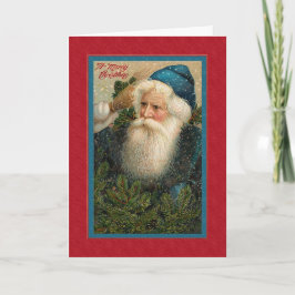 ヴィンテージペンシビクトリアンブサンタ シーズンカード