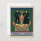 ヴィンテージペンシルバニアオランダアミッシュドイツトラベル ポストカード (正面/裏面)