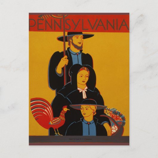 ヴィンテージペンシルバニアポストカード ポストカード (正面)