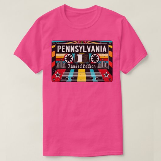 ヴィンテージペンシルバニア州 Tシャツ (デザイン正面)