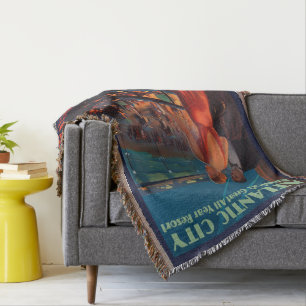 ヴィンテージペンシルバニア鉄道旅行 スローブランケット