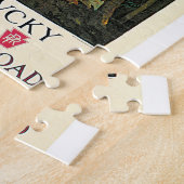 ヴィンテージペンシルバニアRRのケンタッキー   旅行広告 ジグソーパズル (側面)