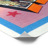 ヴィンテージペンシルバ読ニア旅行からの挨拶 ポスター (角)