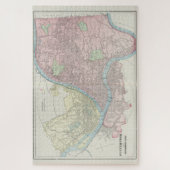 ヴィンテージペンシルベニアの地図(1901) ジグソーパズル (縦)