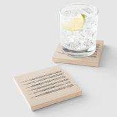 ヴィンテージペンズ新聞芸術イラストレーション ストーンコースター (横)