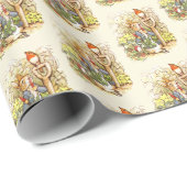 ヴィンテージペーターラビットベアトリックスポッターキャロットキッズ ラッピングペーパー (ロールコーナー)