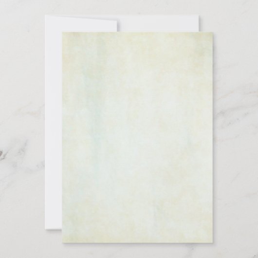 ヴィンテージペーターラビットベイビーシャワー水色 招待状 (裏面)