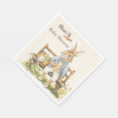 ヴィンテージペーターラビットベビーシャワー スタンダードランチョンナプキン (角)