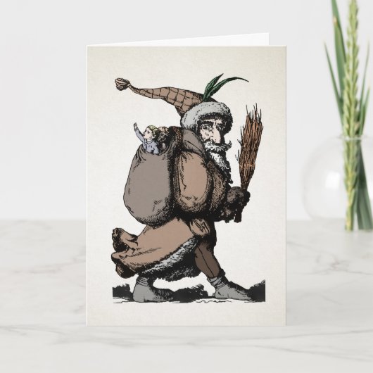 ヴィンテージペールフータードクリスマスカード シーズンカード (正面)