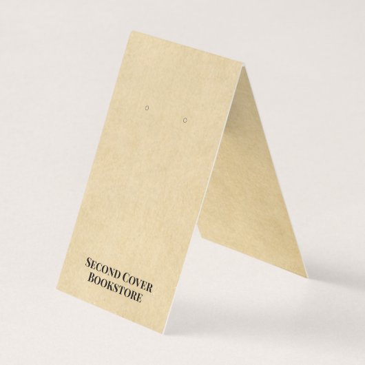 ヴィンテージホイットマン写真折り畳みジュエリー表示カード (正面)