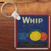 ヴィンテージホイップシトラスフルーツラベル キーホルダー (正面)