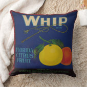 ヴィンテージホイップシトラスフルーツラベル クッション (ブランケット)