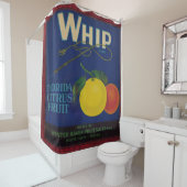 ヴィンテージホイップシトラスフルーツラベル シャワーカーテン (インサイチュ)