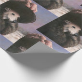 ヴィンテージホイペットの雪包紙 ラッピングペーパー (角)