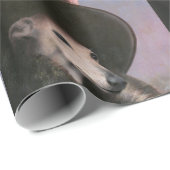 ヴィンテージホイペットの雪包紙 ラッピングペーパー (ロールコーナー)