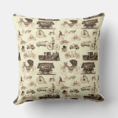 ヴィンテージホイール クッション (裏面)