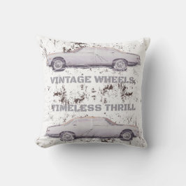 ヴィンテージホイール、タイムレススリル – レトロ車&モーター クッション