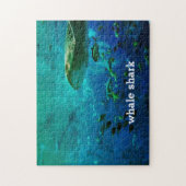 ヴィンテージホエールシャークブルー海ジグソーパズル ジグソーパズル (縦)