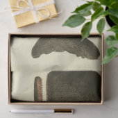 ヴィンテージホエールスクリプトEphemera Decompage 航海の 薄葉紙 (ギフト)