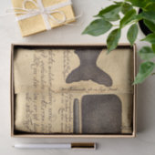 ヴィンテージホエールスクリプトEphemera Decompage 航海の 薄葉紙 (ギフト)