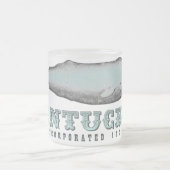 ヴィンテージホエールナンタケットマサチューセッツ州MA Inc 1671 フロストグラスマグカップ (中央)