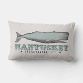 ヴィンテージホエールナンタケットマサチューセッツ株式会社1671 ランバークッション (裏面)