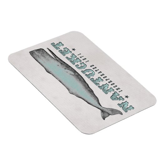 ヴィンテージホエールナンタケットマサチューセッツ株式会社1671 MA マグネット (右側)