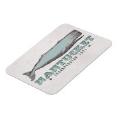 ヴィンテージホエールナンタケットマサチューセッツ株式会社1671 MA マグネット (左側)