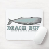 ヴィンテージホエールビーチバムエビエールヨンエビエティビーチ マウスパッド (マウス)