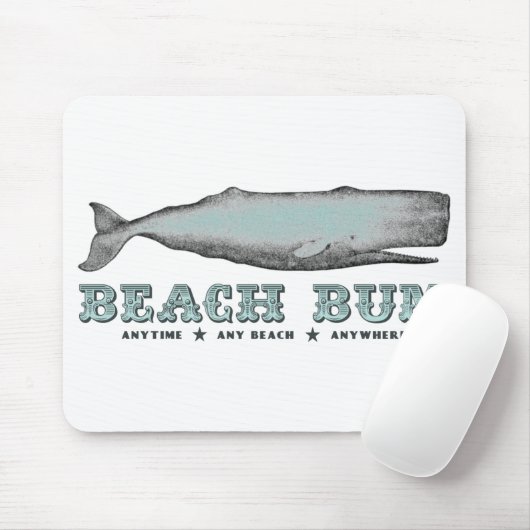 ヴィンテージホエールビーチバムエビエールヨンエビエティビーチ マウスパッド (マウス)