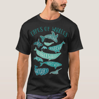 ヴィンテージホエール恋人デザイン Tシャツ