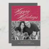 ヴィンテージホクラシックリデーフォトカード シーズンカード (正面/裏面)