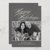 ヴィンテージホクラシックリデーフォトカード シーズンカード (正面/裏面)