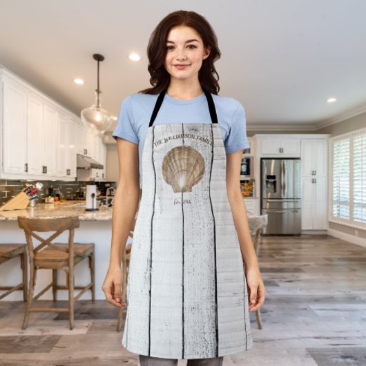 ヴィンテージホタテ貝エプロン エプロン