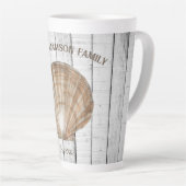 ヴィンテージホタテ貝ラテマグ カフェラテマグ (右アングル)