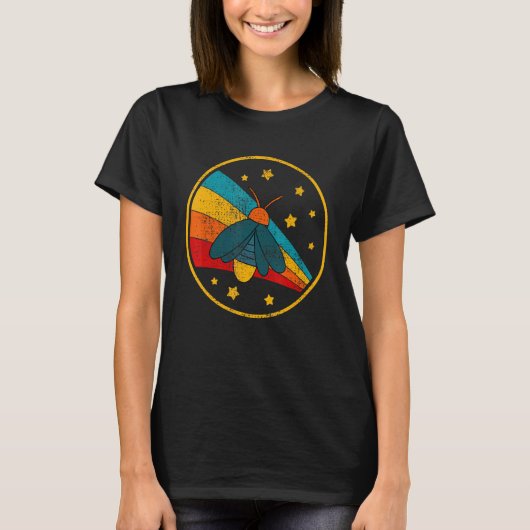 ヴィンテージホタル稲妻バググローワーム Tシャツ (正面)