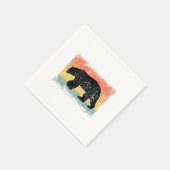 ヴィンテージホッキョクグマ スタンダードカクテルナプキン (角)