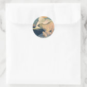 ヴィンテージホッキョクグマ、野生北極動物 ラウンドシール (バッグ)