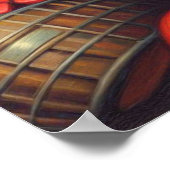 ヴィンテージホッケーガールズイラストレーション ポスター (角)