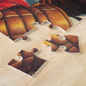 ヴィンテージホッケーガール ジグソーパズル (側面)