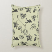 ヴィンテージホッケーパターン アクセントクッション (正面(垂直))