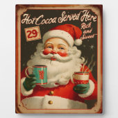 ヴィンテージホットココア広告 フォトプラーク (正面)