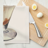 ヴィンテージホットファッジアイスクリームサンデデザート キッチンタオル (四つ折り)