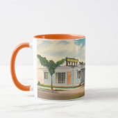 ヴィンテージホテルゴールデンウエストロッジモーテル マグカップ (左)