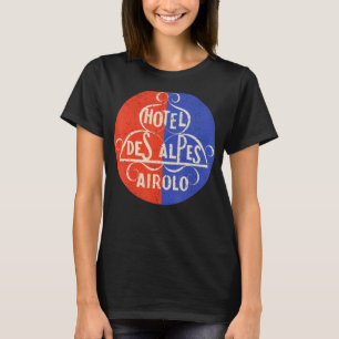 ヴィンテージホテルデアルプレアイロミッドセンチュリーアステト Tシャツ