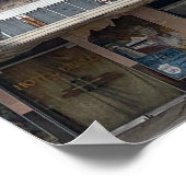 ヴィンテージホテルベールキングマンルート66アリゾナ写真 ポスター (角)